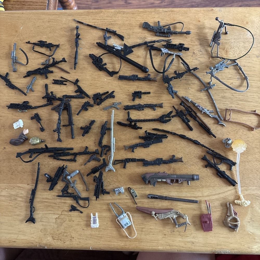 Action Figure Weapons Lot Toy Guns Rifles Accessories Mixed Bundle